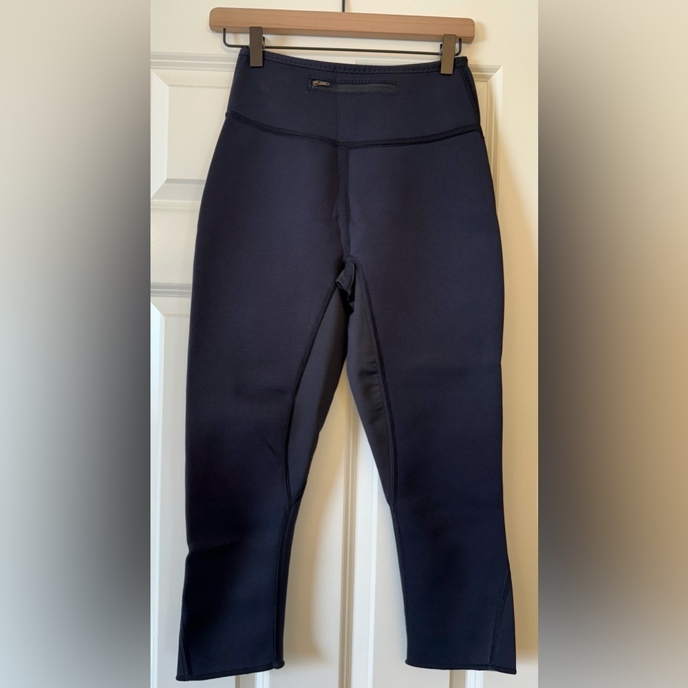 NWT Zaggora Athletic Neoprene Leggings Black Size Small - Picture 9 of 10